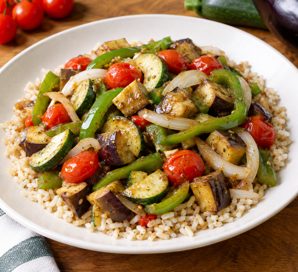 Easy Eggplant Stir Fry - Click 'N Cook